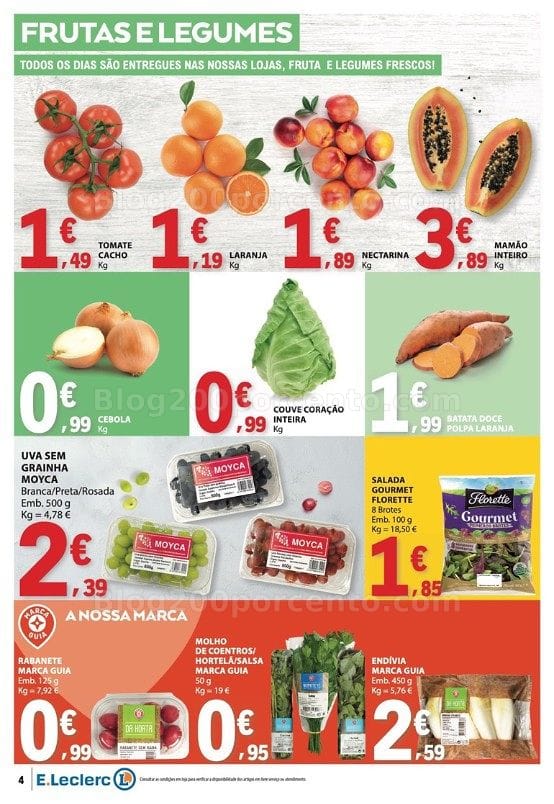 Antevisão Folheto E-LECLERC Promoções de 13 a 19 agosto